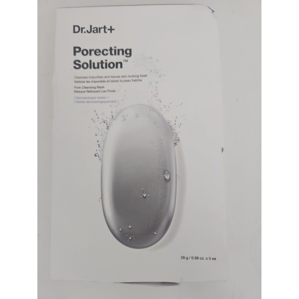 Dr. Jart+ Dermask Porecting Solution Face Sheet Mask 5 In Box -NEW